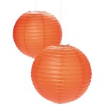 Orange Paper Lantern Large