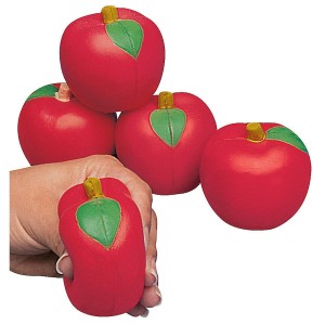 RTD-3463 : Red Apple Squeezy Foam Stress Toy at RTD Gifts