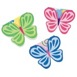 12-Pack Colorful Butterfly Shaped Party Favor Notepads
