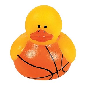 RTD-3594 : Basketball Mini Rubber Ducky at RTD Gifts