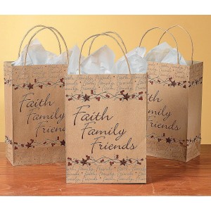 RTD-3597 : Faith, Family and Friends Paper Gift Bag at RTD Gifts