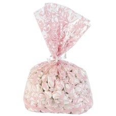 Light Pink Swirl Cellophane Treat Bags