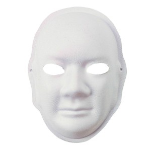 RTD-3655 : Sturdy Blank White Face Mask for Kids DIY Crafts with Strap at RTD Gifts