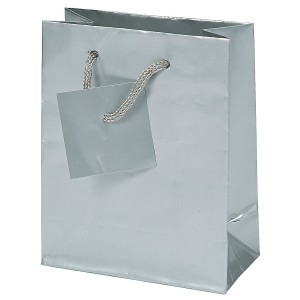 RTD-3703 : Solid Silver Small Gift Bags at RTD Gifts