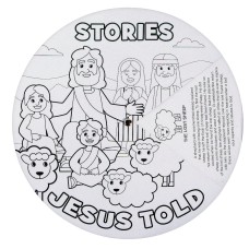 12-Pack of Color Your Own Stories Jesus Told Wheels