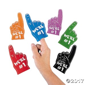 RTD-3750 : Mini Foam Finger Were Number 1 at RTD Gifts