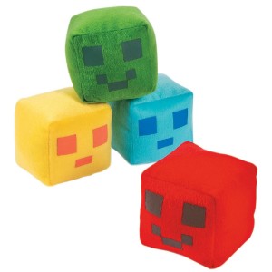 RTD-3767 : Plush 4 Inch Pixel Head for Roblox and Minecraft Fans at RTD Gifts