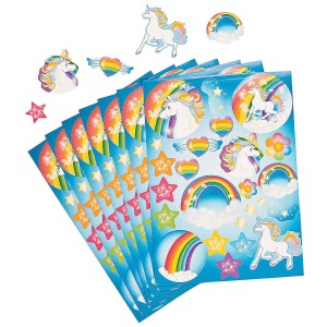 RTD-3869 : Unicorn Sticker Sheet with 24 Stickers at RTD Gifts