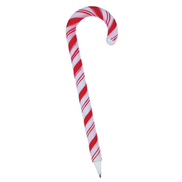 Plastic Candy Cane Pen Plastic Candy Cane Pen