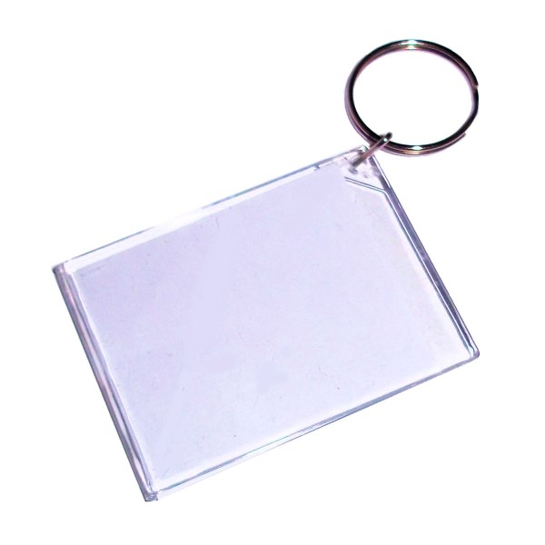 DIY Keychain Clear Plastic Photo Insert Key Ring Split Ring Blank Paper Kit DIY Keychain Clear Plastic Photo Insert Key Ring Split Ring Blank Paper Kit