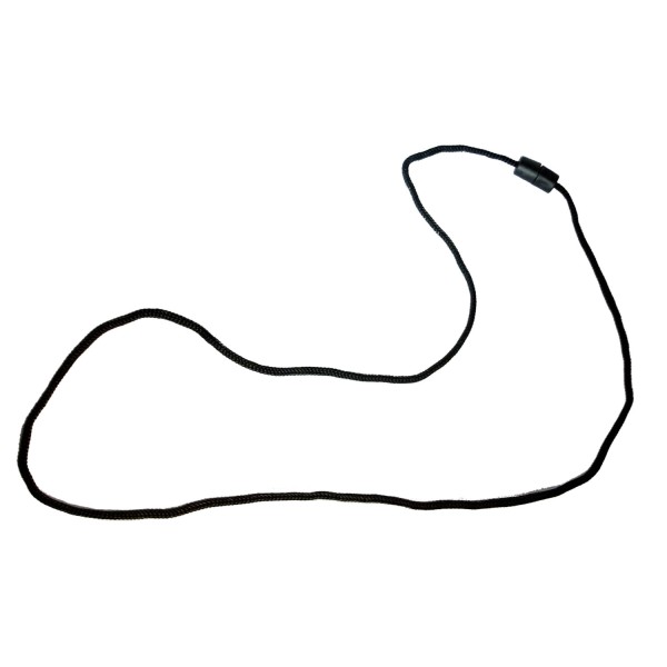 Black 32 Inch Nylon Cord Lanyard