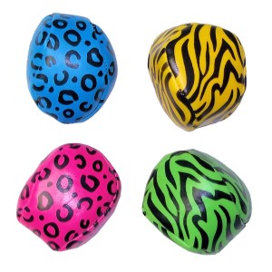 RTD-3922 : Neon Zoo Animal Safari Print Kick Balls at RTD Gifts