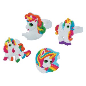 RTD-3947 : Rainbow Unicorn Rubber Rings at RTD Gifts