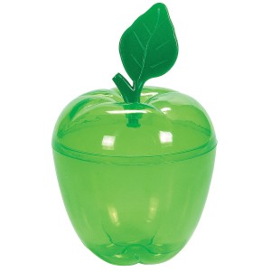 RTD-3971 : Plastic Green Apple Container at RTD Gifts