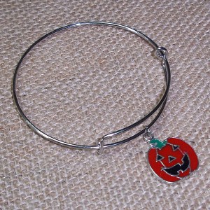 RTD-4016 : Halloween Jack-O-Lantern Expandable Bangle Bracelet at RTD Gifts
