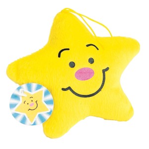 RTD-4077 : Nativity Plush Shining Christmas Star with Jesus Card at RTD Gifts