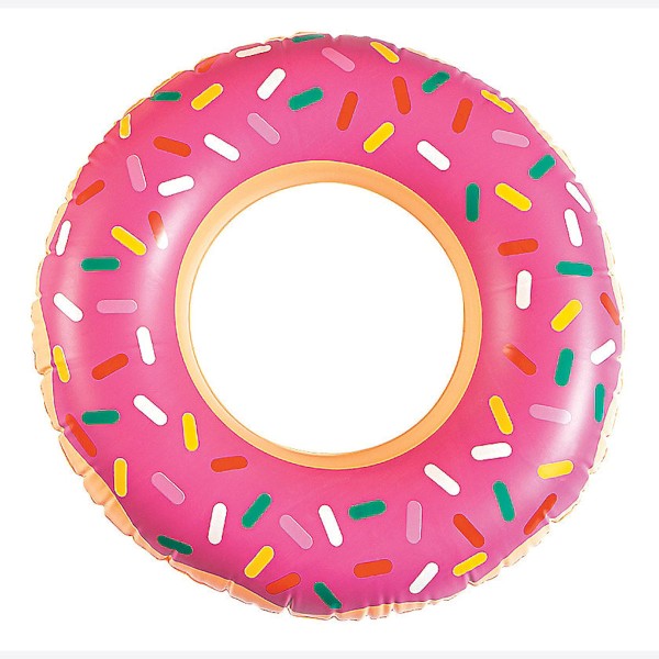 Inflatable 24 inch Donut Pink Frosting & Sprinkles Inflatable 24 inch Donut Pink Frosting & Sprinkles