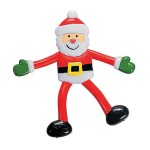 Santa Claus Bendable Christmas Holiday Toy Figure