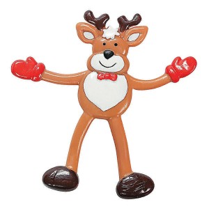 RTD-4095 : Reindeer Bendable Christmas Holiday Toy Figure at RTD Gifts