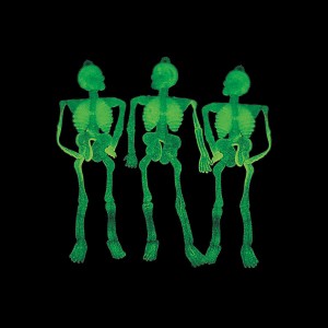 RTD-4108 : Small Glow-in-the-Dark Plastic Skeletons at RTD Gifts