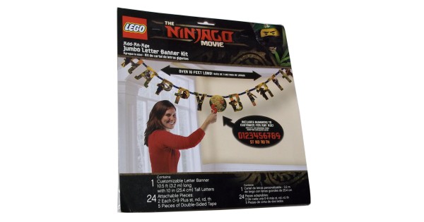 Lego Ninjago Happy Birthday Banner at RTD Gifts