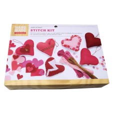 Valentine's Day Hearts Ornaments Stitch Kit