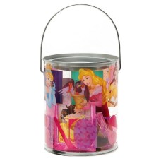 Disney Princess Paint Can Mailbox with Valentines and Stickers