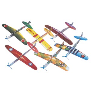 RTD-4155 : WWII Airplane Foam Gliders at RTD Gifts
