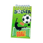 Mini Soccer Spiral Notepad