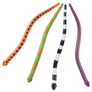 RTD-4224 : Assorted Vinyl 8 inch Snake Figure Toys at RTD Gifts