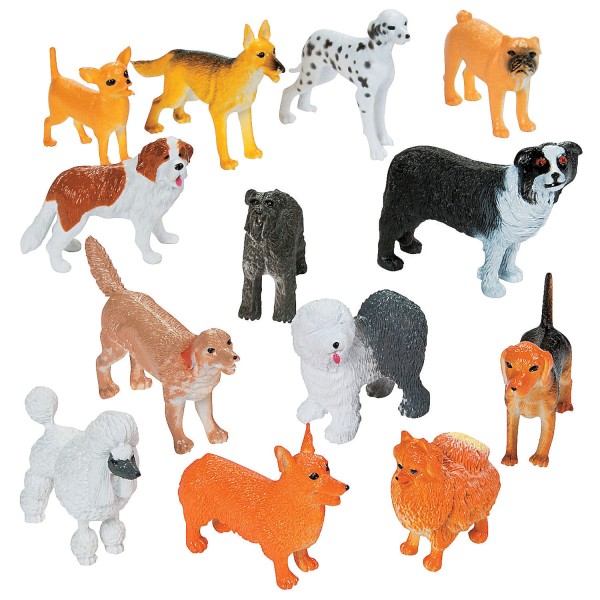 12 Pack Plastic Dog Action Figures Kids Puppy Birthday Party Favors Toy Animals 12 Pack Plastic Dog Action Figures Kids Puppy Birthday Party Favors Toy Animals