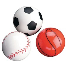 Assorted Rubber Sport Bouncy Balls