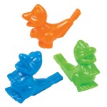 Plastic Dinosaur Water Whistles