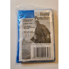 Emergency Plastic Rain Poncho