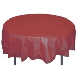 Burgundy 84 Round Tablecover Plastic Tablecloth Party Picnic Event Supplies Burgundy 84 Round Tablecover Plastic Tablecloth Party Picnic Event Supplies