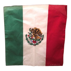 RTD-500412 : 12-Pack Mexico Flag Bandanas at RTD Gifts