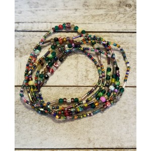 TYD-1135 : Handmade Multi Wrap Long Multi Color Beaded Bracelet or Long Necklace at RTD Gifts