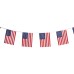 RTD-3195 : 16 foot String Banner with 12 USA 12x18 inch American Flags at RTD Gifts