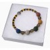 RTD-3981 : Lava Bead Essential Oils Fall Colors Bracelet with Glass Beads at RTD Gifts