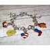 RTD-4009 : Western Charm Silver Teardrop Chain Bracelet at RTD Gifts