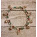RTD-4012 : Silver Bells Bracelet w/ Festive Christmas Colors and Jingle Bell Charm at RTD Gifts