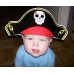 RTD-1047 : Pirate Party Hat Caribbean Style 1-Size-Fits-All at RTD Gifts