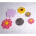 RTD-3670 : Small Resin Flowers for Crafts Assorted Colors 10-Pack at RTD Gifts