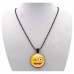 RTD-3678 : Goofy Face Emoji Pendant Necklace at RTD Gifts
