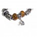 RTD-4021 : Safari Jungle Theme Necklace Bracelet Earring Set w/ Elephant Charm at RTD Gifts