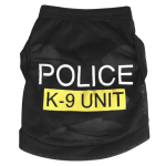 Police K-9 Unit Puppy Dog Costume Vest - Size Small
