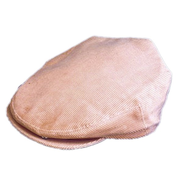 Adult Large Tan-Beige Corduroy Cabbie Tourist Newsboy Hat Adult Large Tan-Beige Corduroy Cabbie Tourist Newsboy Hat
