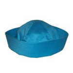 Child's Deluxe Sailor Hat Size 58cm Large - Aqua Blue