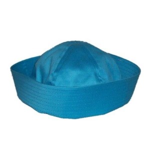 RTD-1186 : Child's Deluxe Sailor Hat Size 58cm Large - Aqua Blue at RTD Gifts