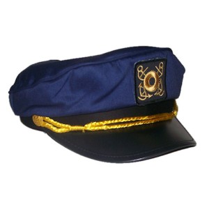 RTD-1343 : Adult Navy Blue Yacht Captains Sailor Hat - Adjustable at RTD Gifts